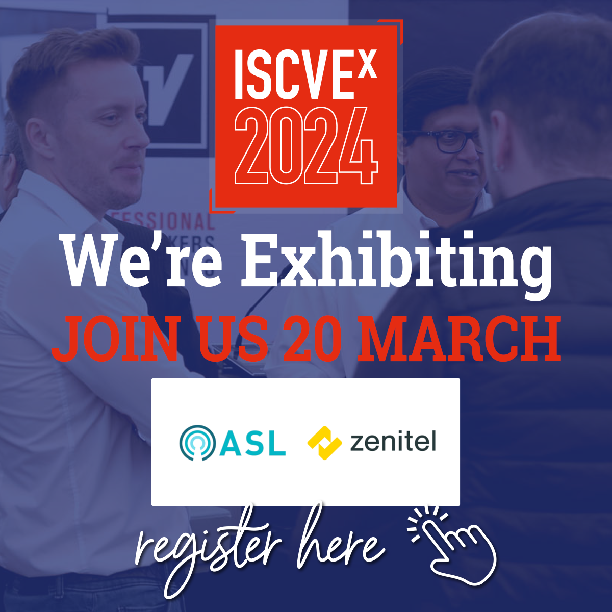 ISCVEx 2024 We are Exhibiting Banner 1200px - Exhibitors - ASL Zenitel