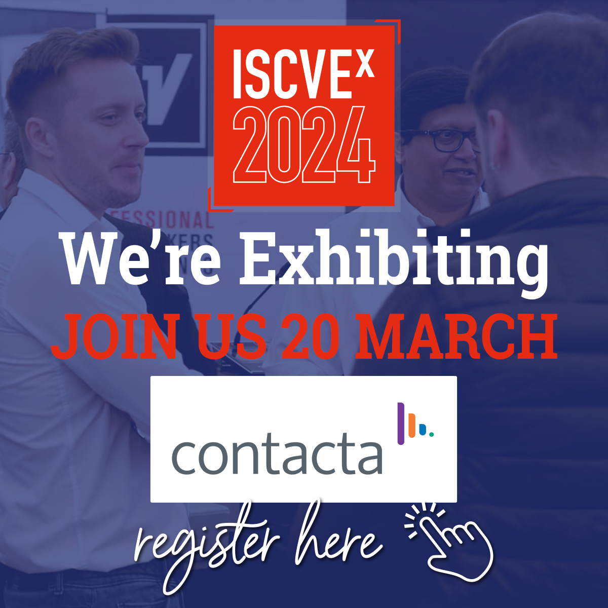 ISCVEx 2024 We are Exhibiting Banner 1200px - Exhibitors - Contacta