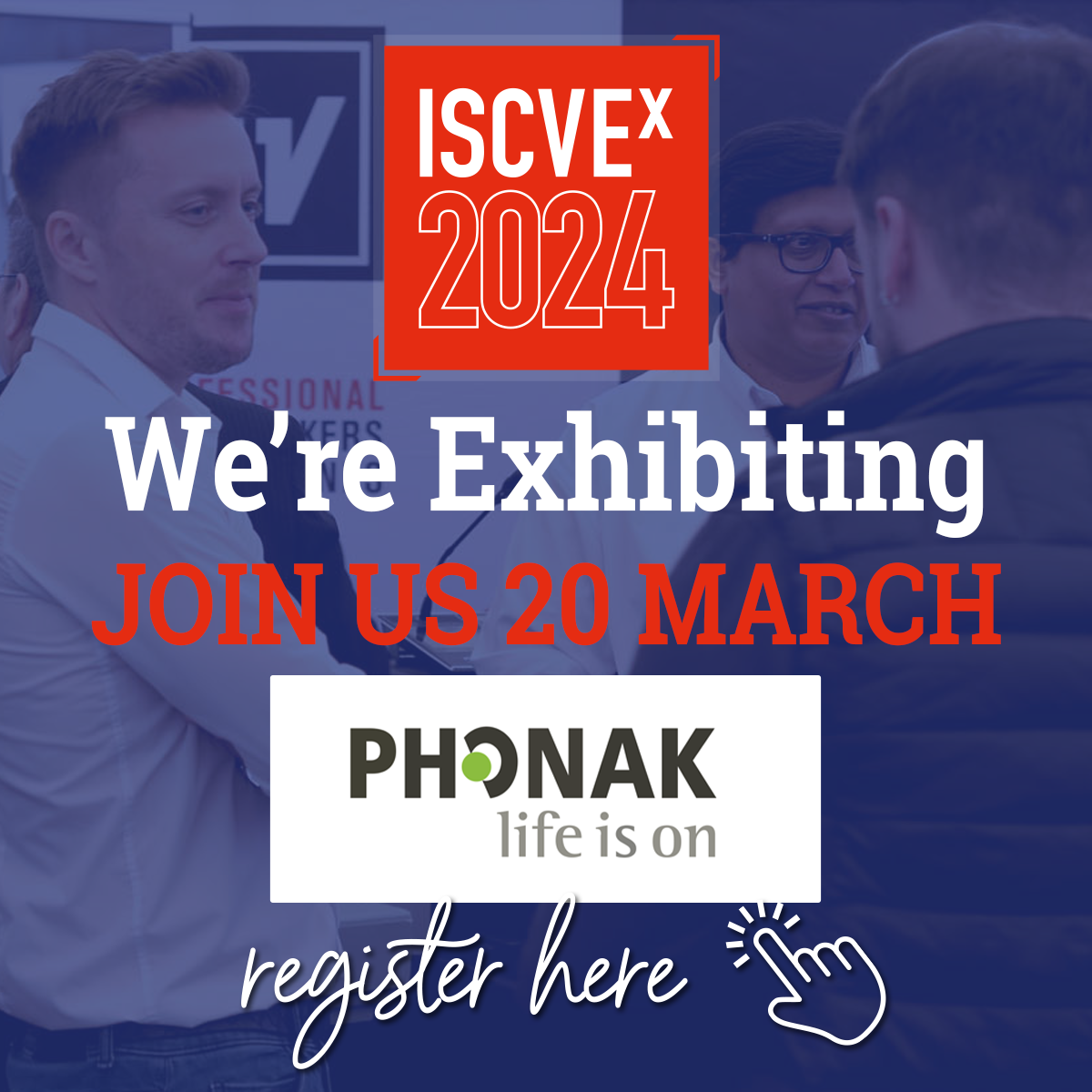 ISCVEx 2024 We are Exhibiting Banner 1200px - Exhibitors - Phonak Roger