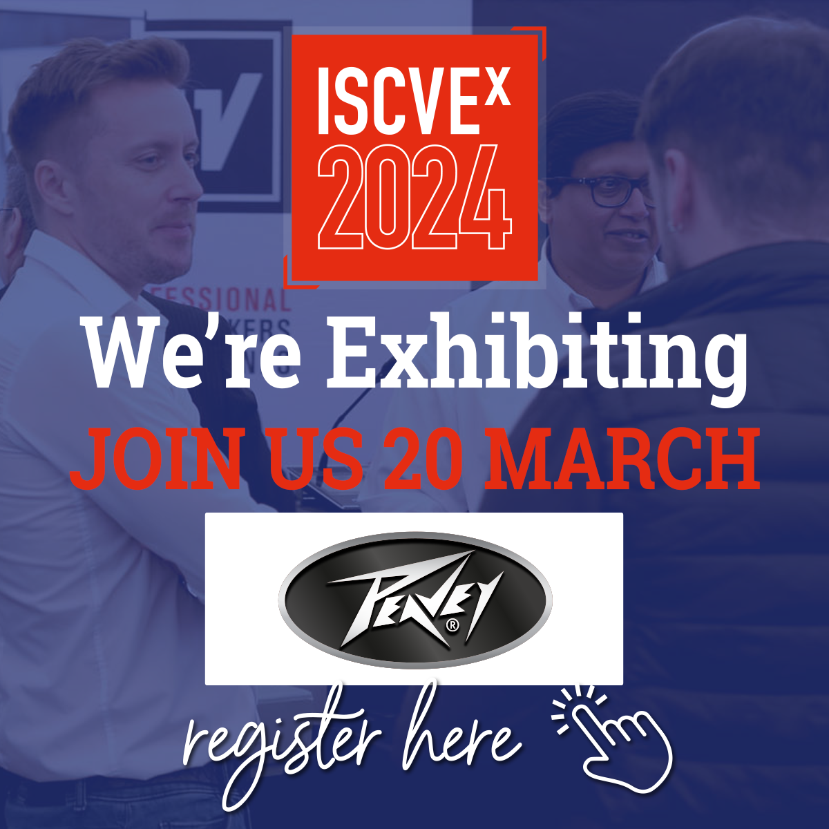 ISCVEx 2024 Peavey We are Exhibiting Banner 1200px - Exhibitors