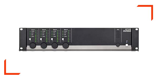 ISCVEx 2023 Audac MTX48 Mixer Amplifier 600x300 Image 2023