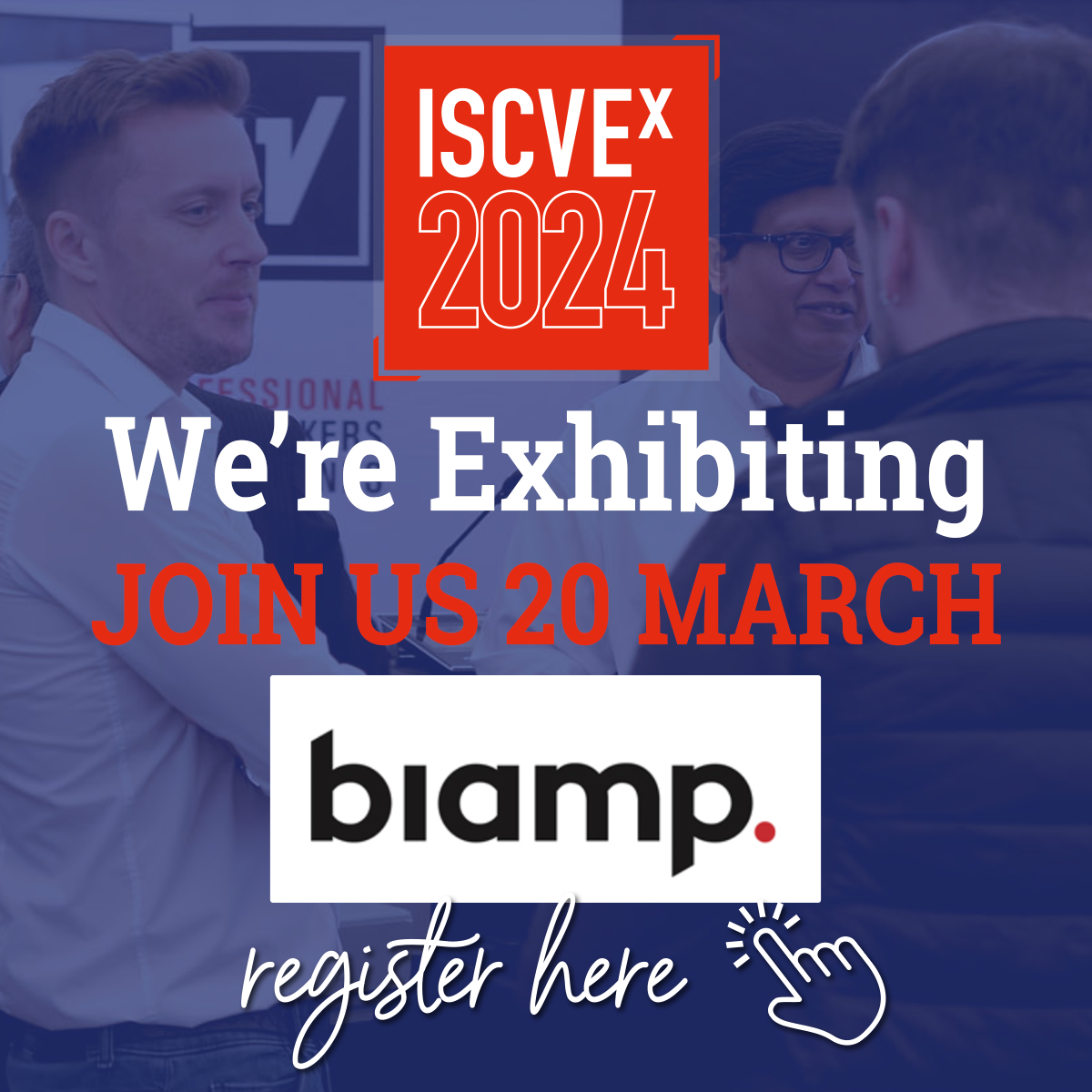 ISCVEx 2024 We are Exhibiting Banner 1200px - Exhibitors - Biamp