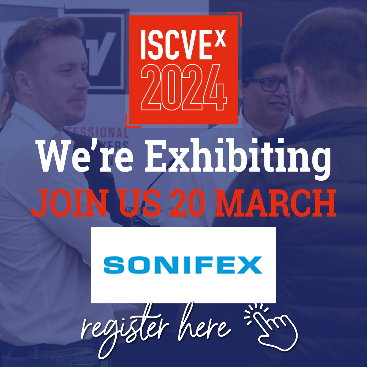 ISCVEx 2024 We are Exhibiting Banner 1200px - Exhibitors - Sonifex