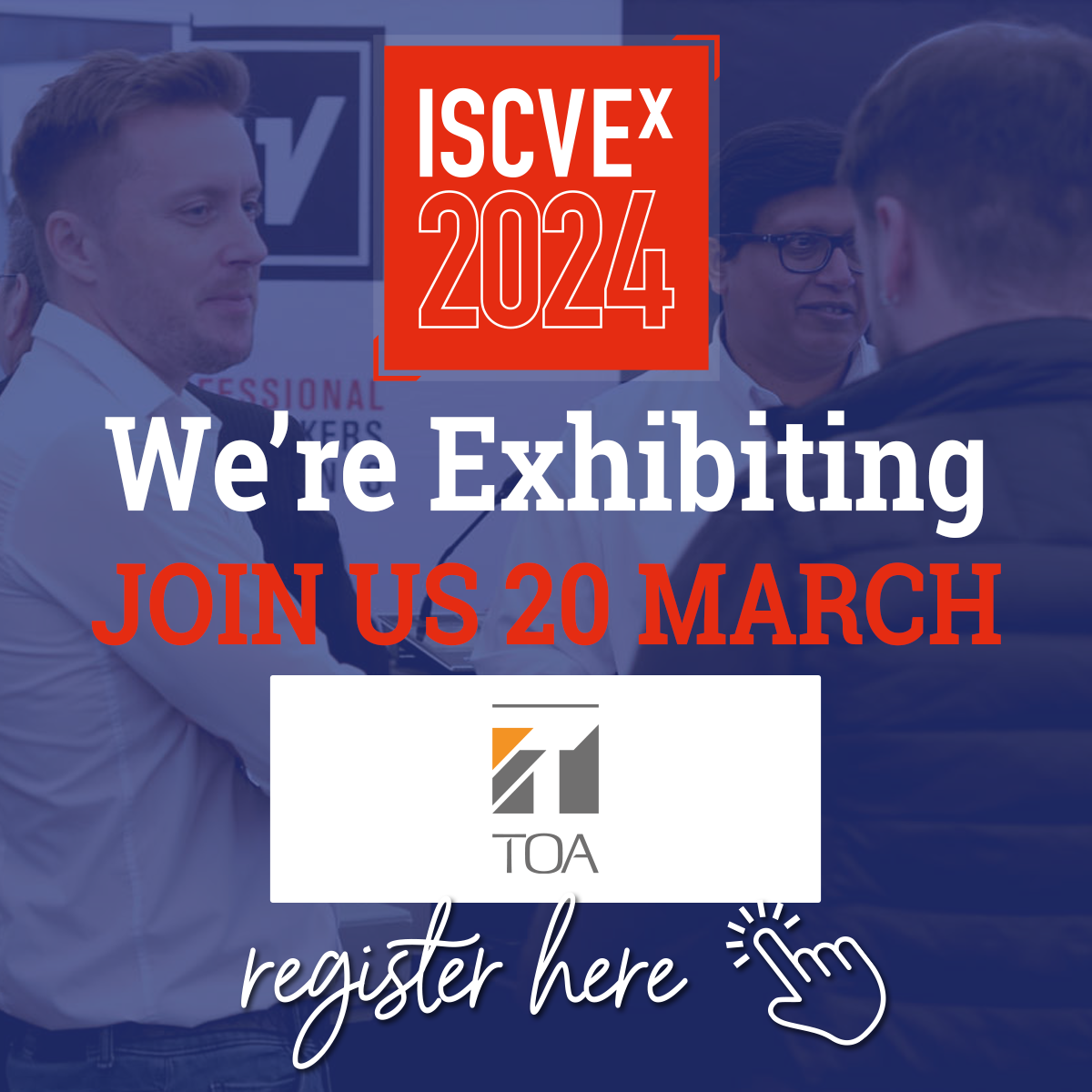 ISCVEx 2024 We are Exhibiting Banner 1200px - Exhibitors - TOA