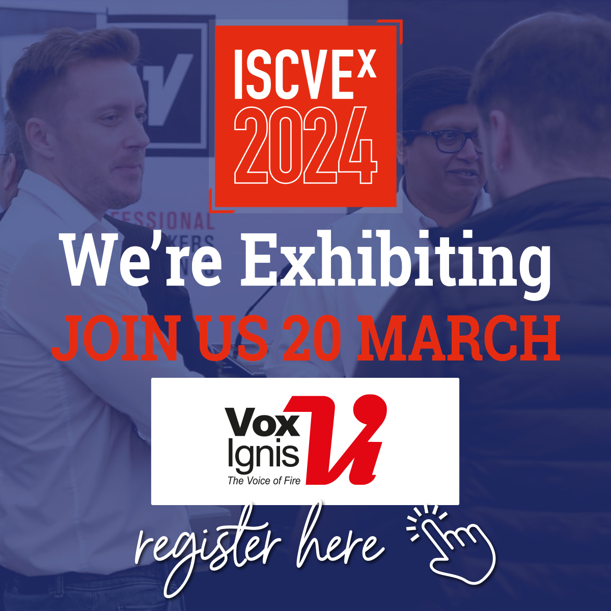 ISCVEx 2024 We are Exhibiting Banner 1200px - Exhibitors - Vox Ignis